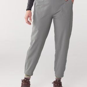 Patagonia Happy Hike Studio Pants in Noble Grey, size S